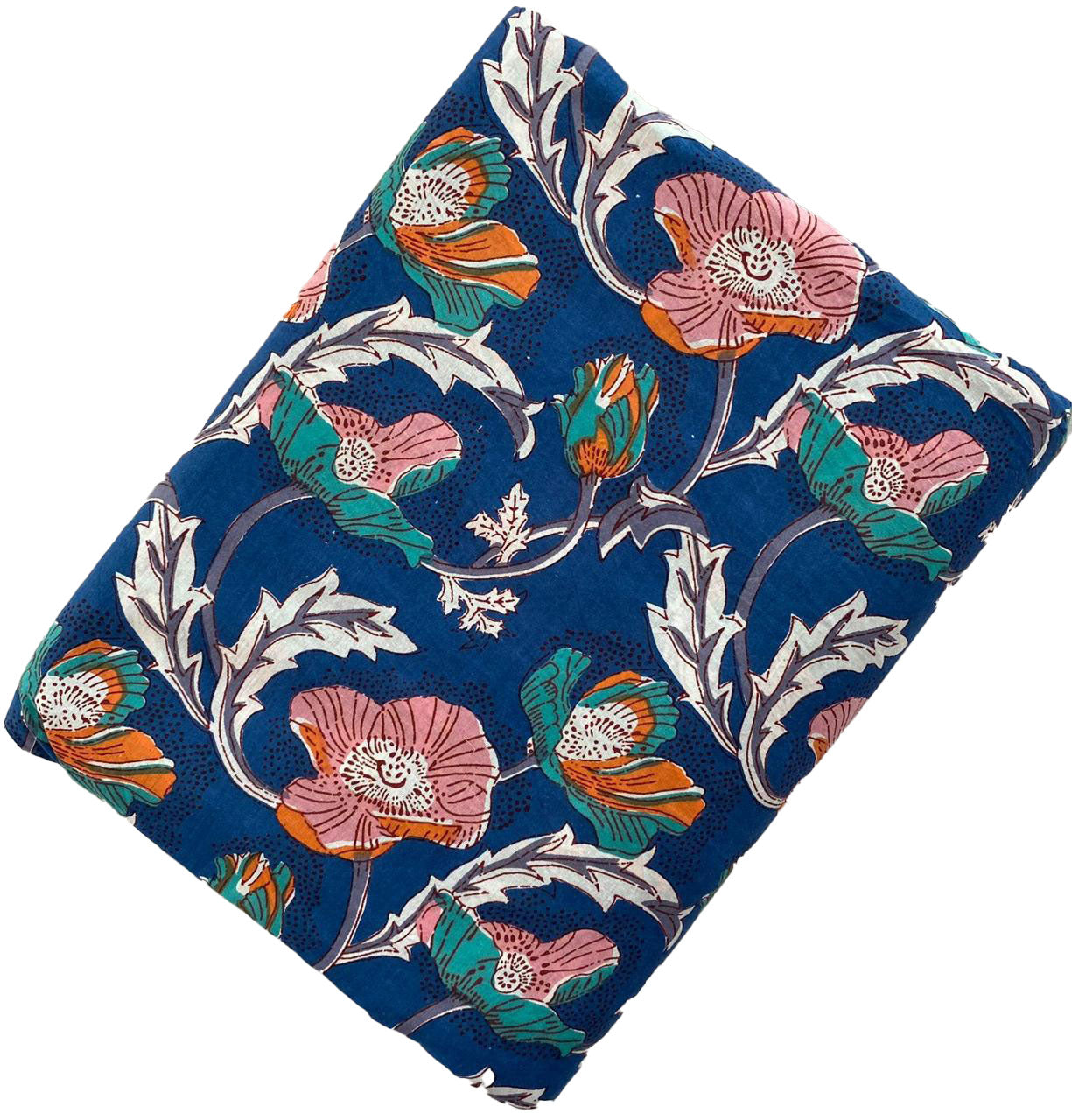 Block Print 125 - Deep Royal Pollen