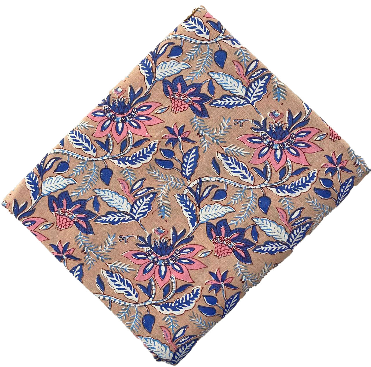 Block Print 134 - Dusty Pink & Ink Floral