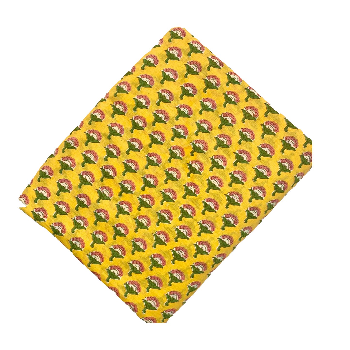 Block Print 148 - Sunshine & Herb Green Brella Flower