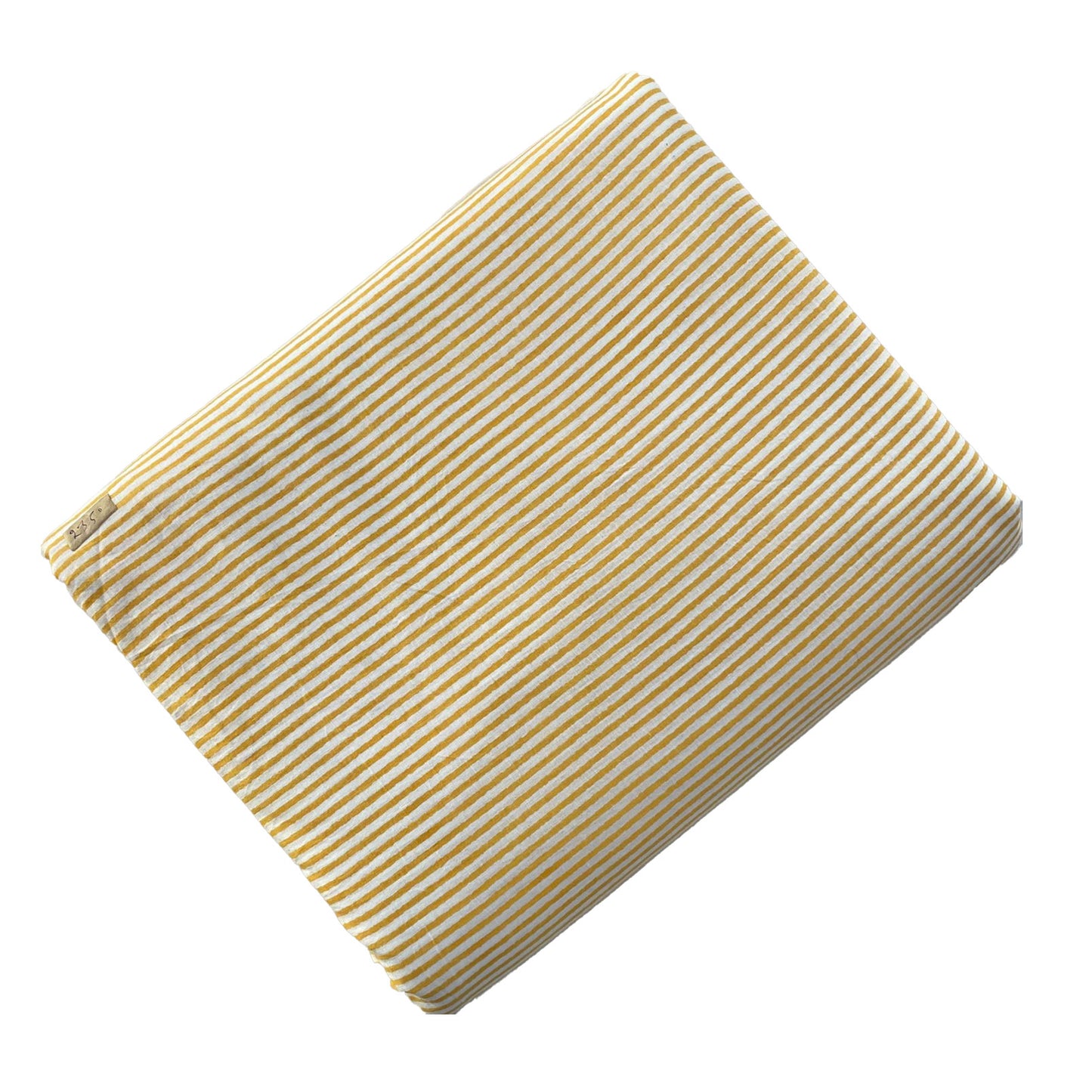 Hand-Printed Gold Pinstripe