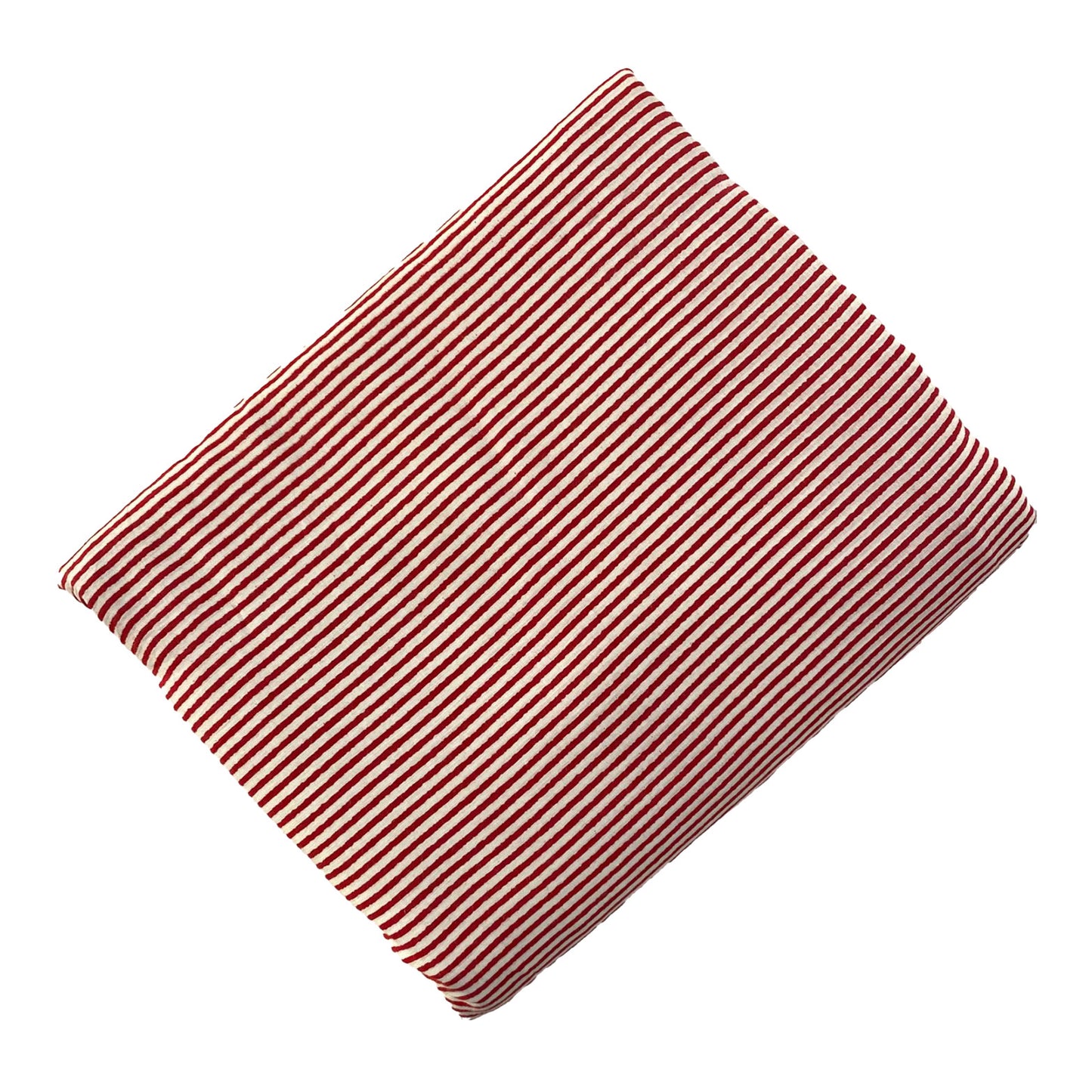 Hand-Printed- 303 Scarlett Pinstripe