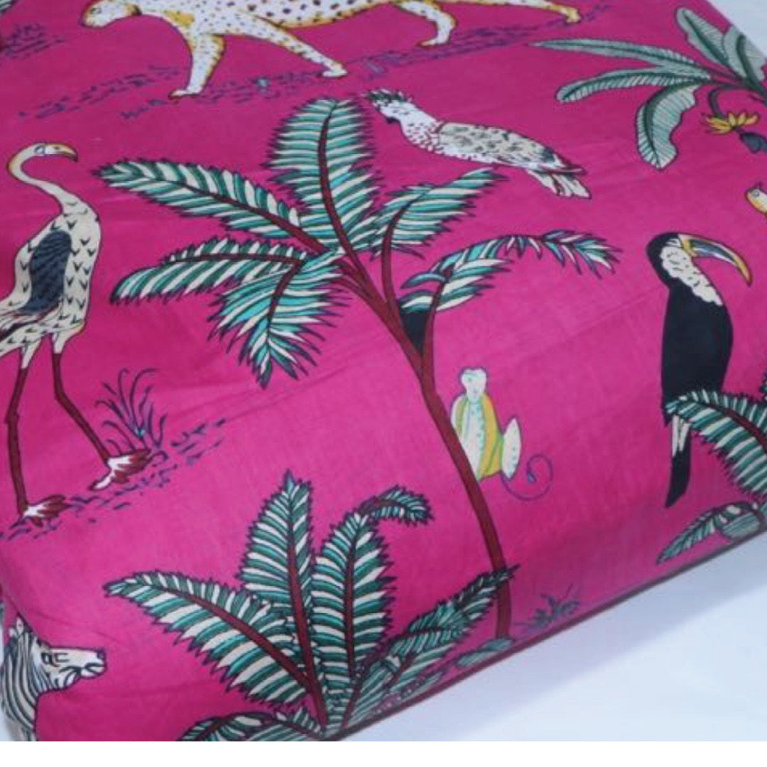 Zebra & Friends Deep Rose