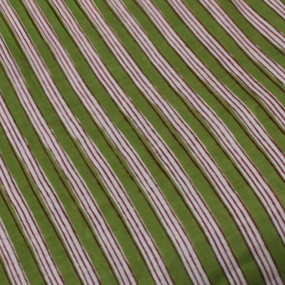 Block Printed Stripe Herb
