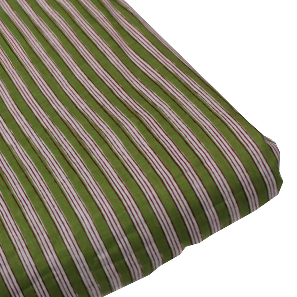 Block Printed Stripe Herb