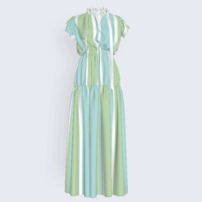 Bold One Stripe Green & Aqua