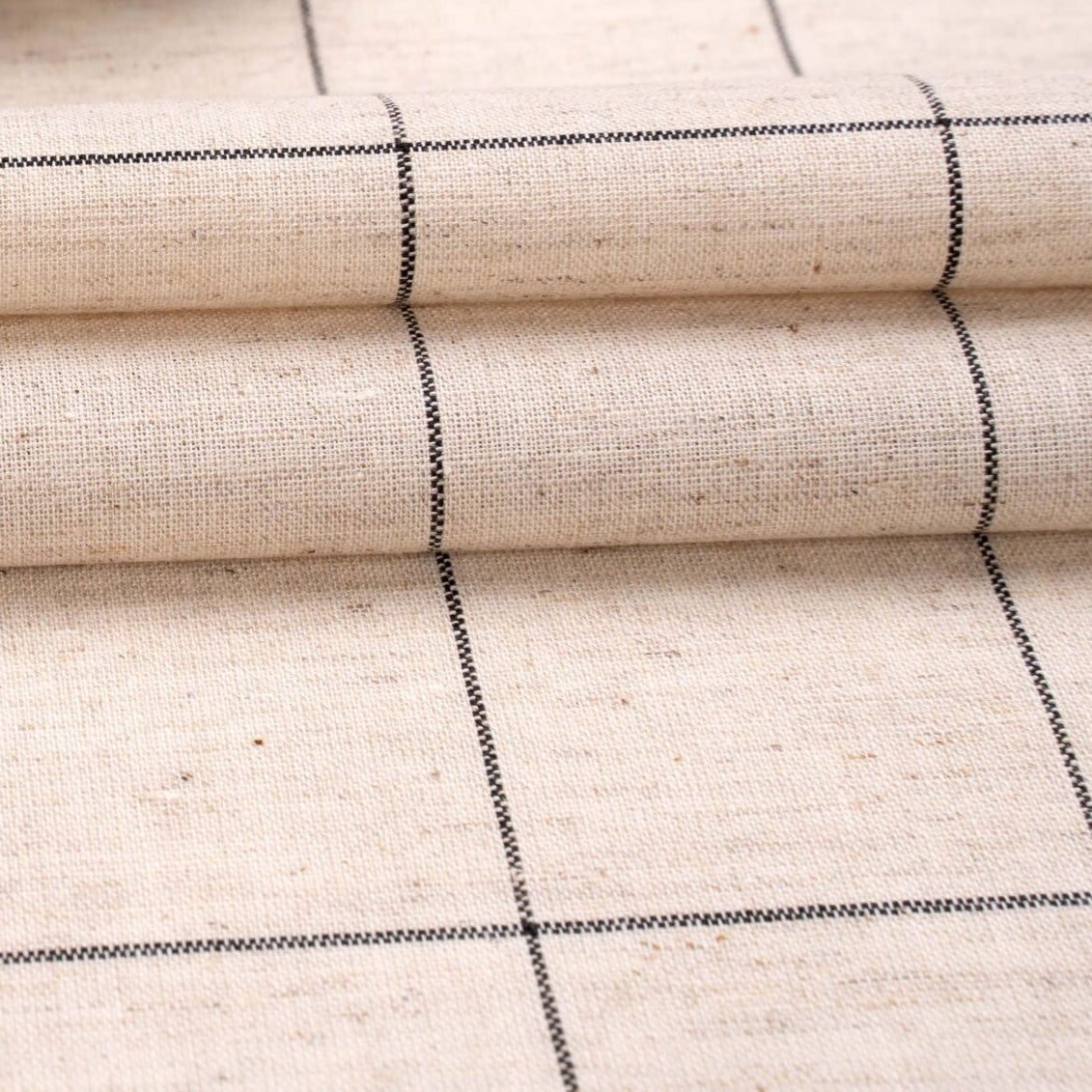 Lightweight Linen Cotton Square Pastel Tan