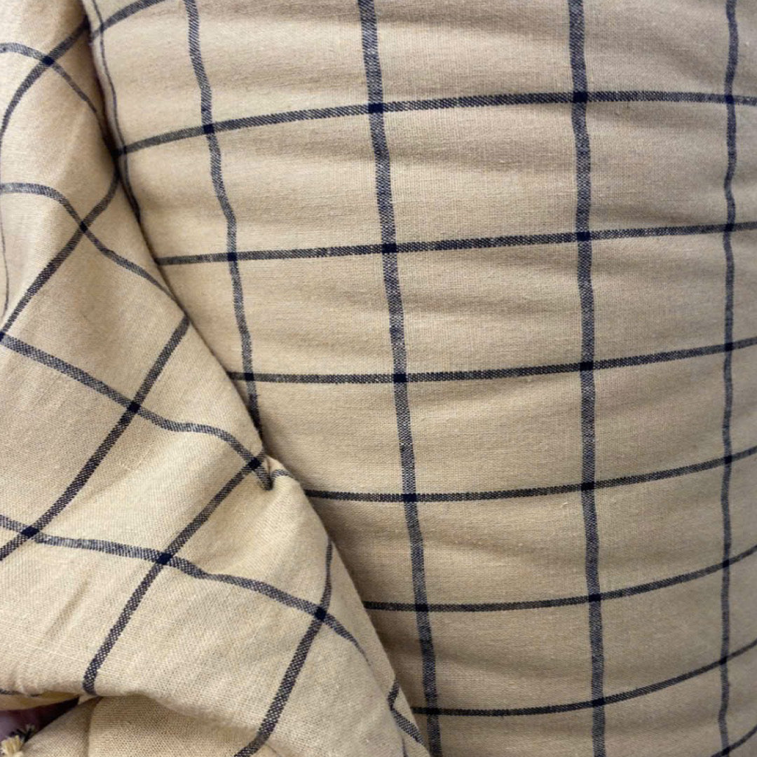 Linen Cotton Deadstock Natural Square