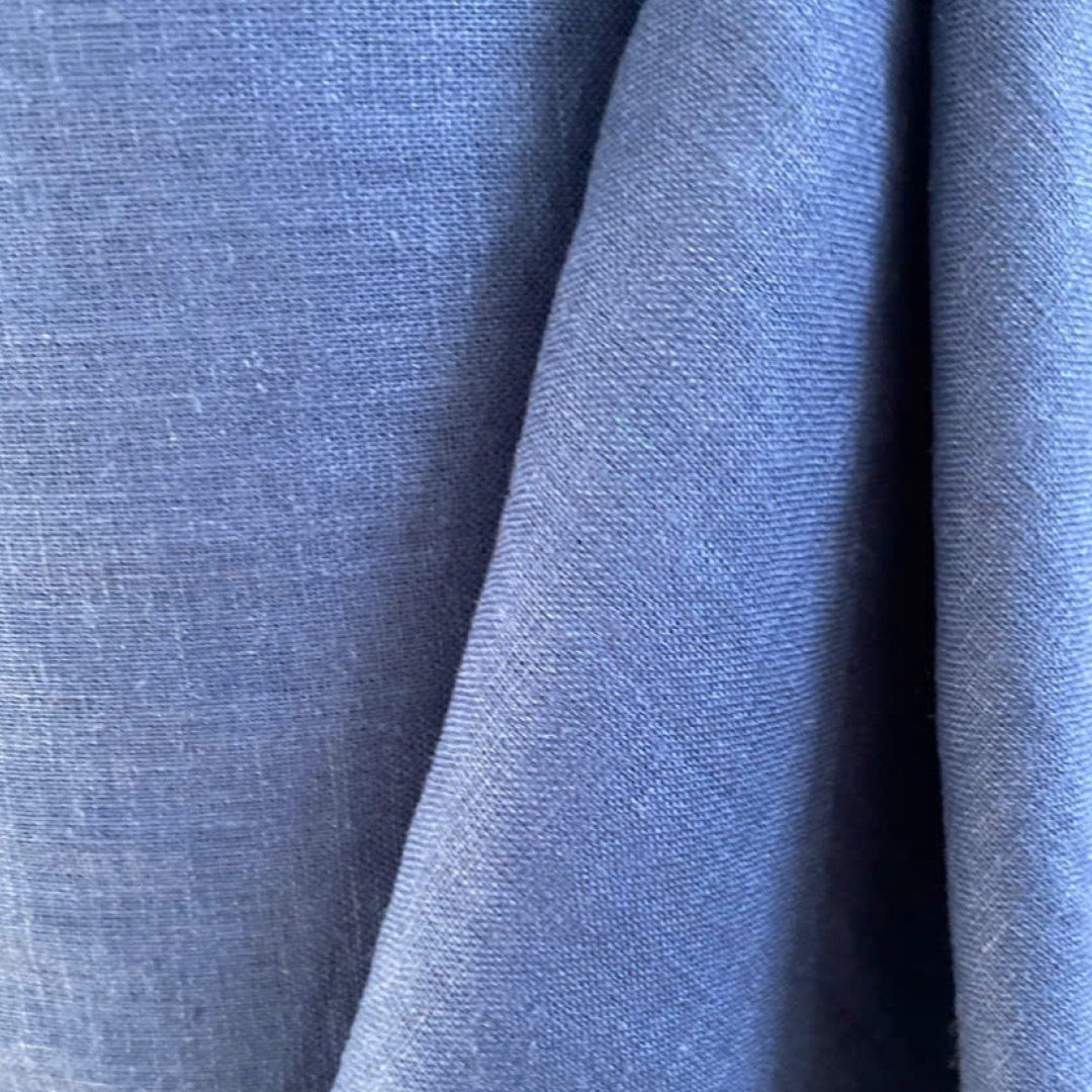Linen Cotton Deadstock - Royal Blue