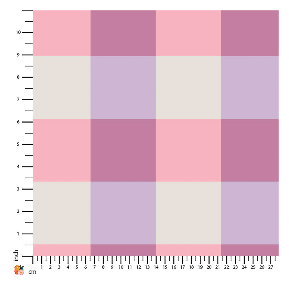 Square Check Lavender