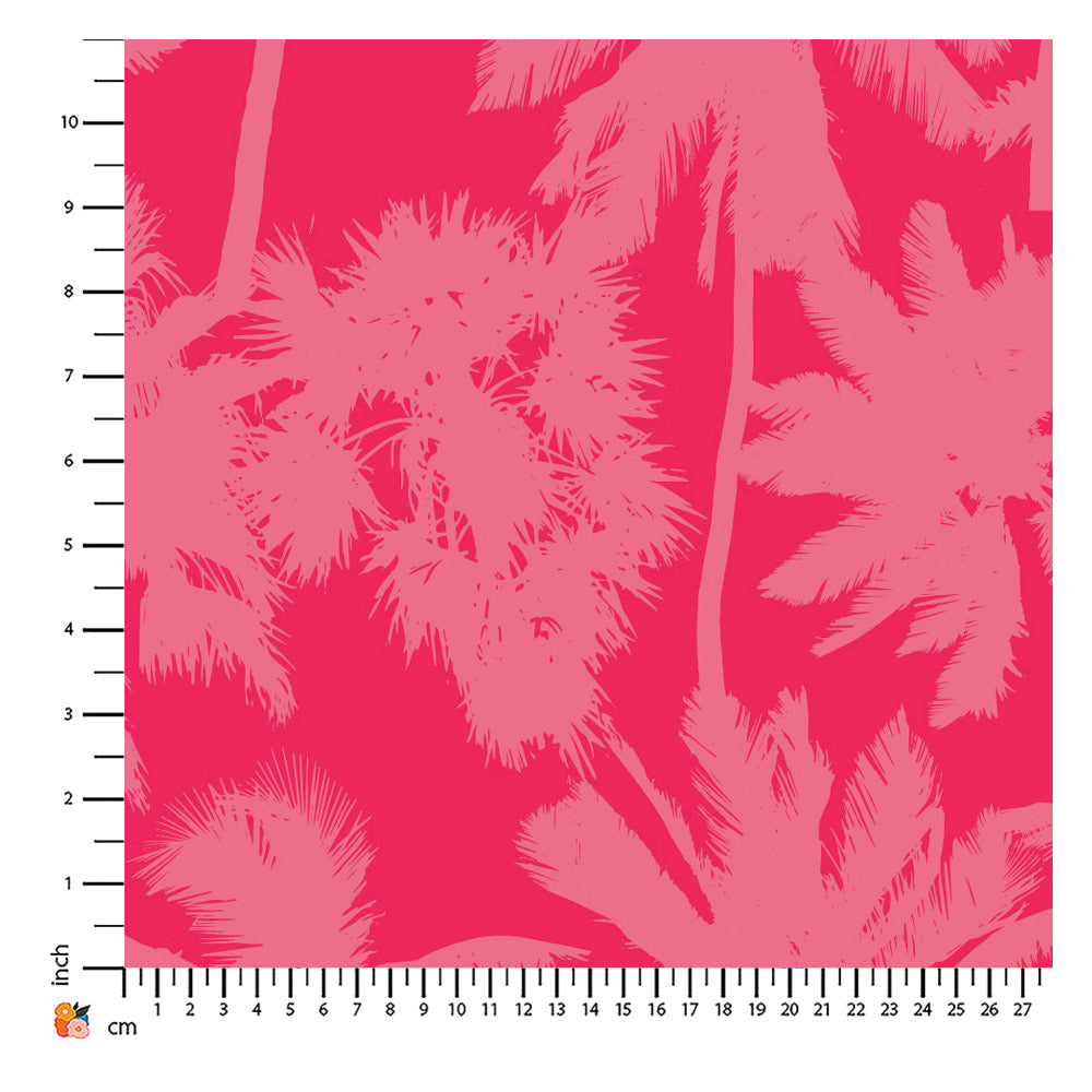 Stencil Palm Dopamine Red