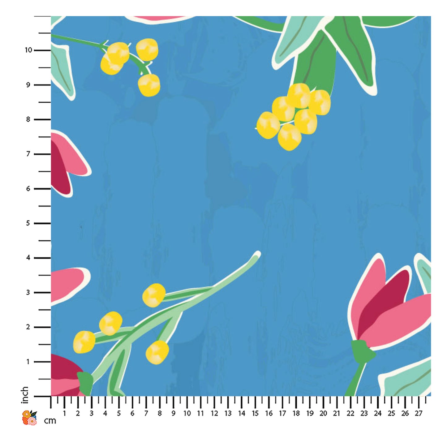 Wattle & Flower Azure