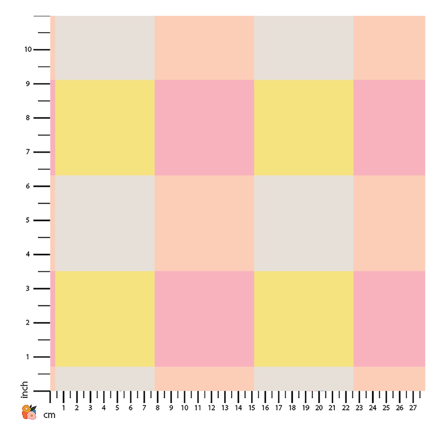 Square Gingham Summer Zest