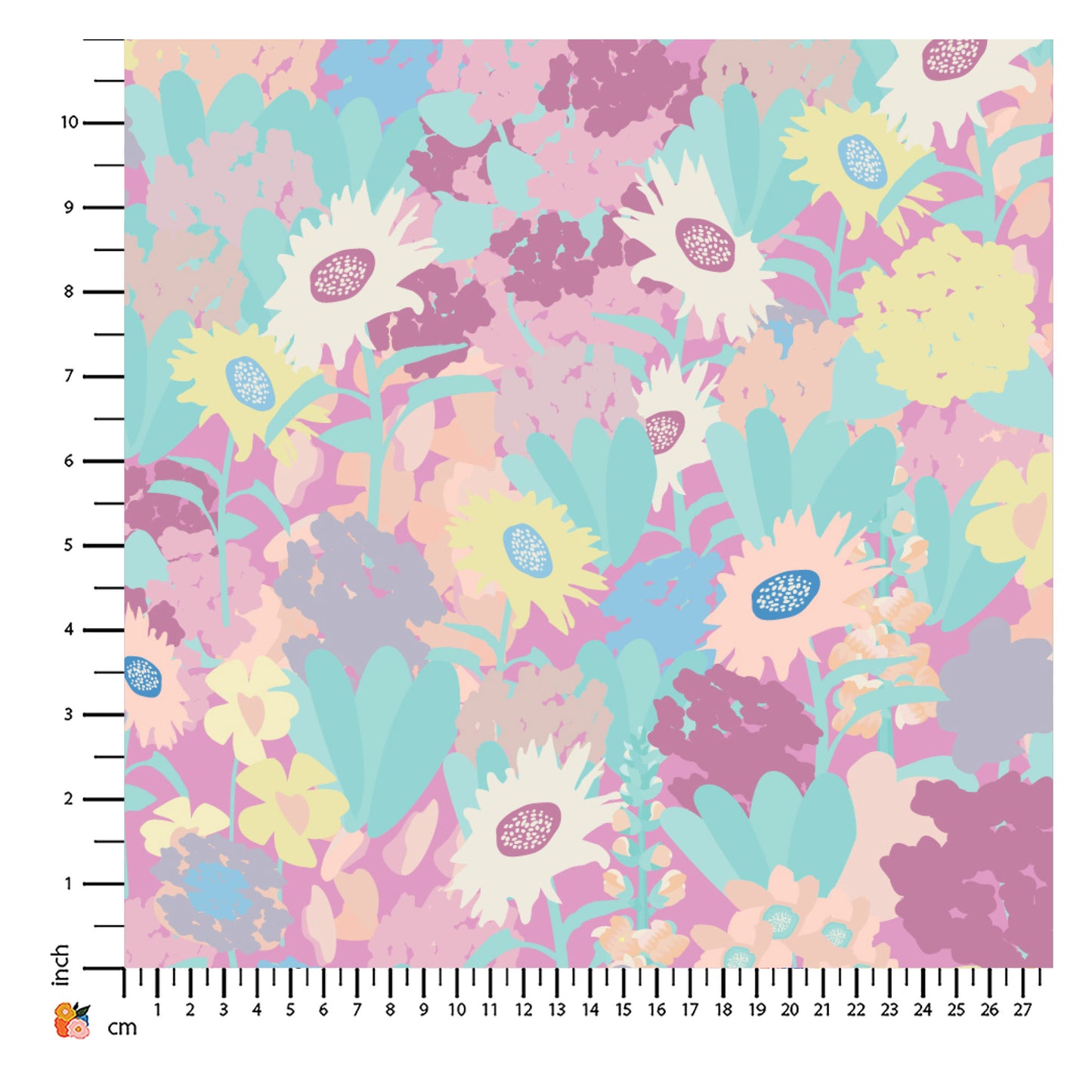 Meadow Daisy Fuchsia Pink