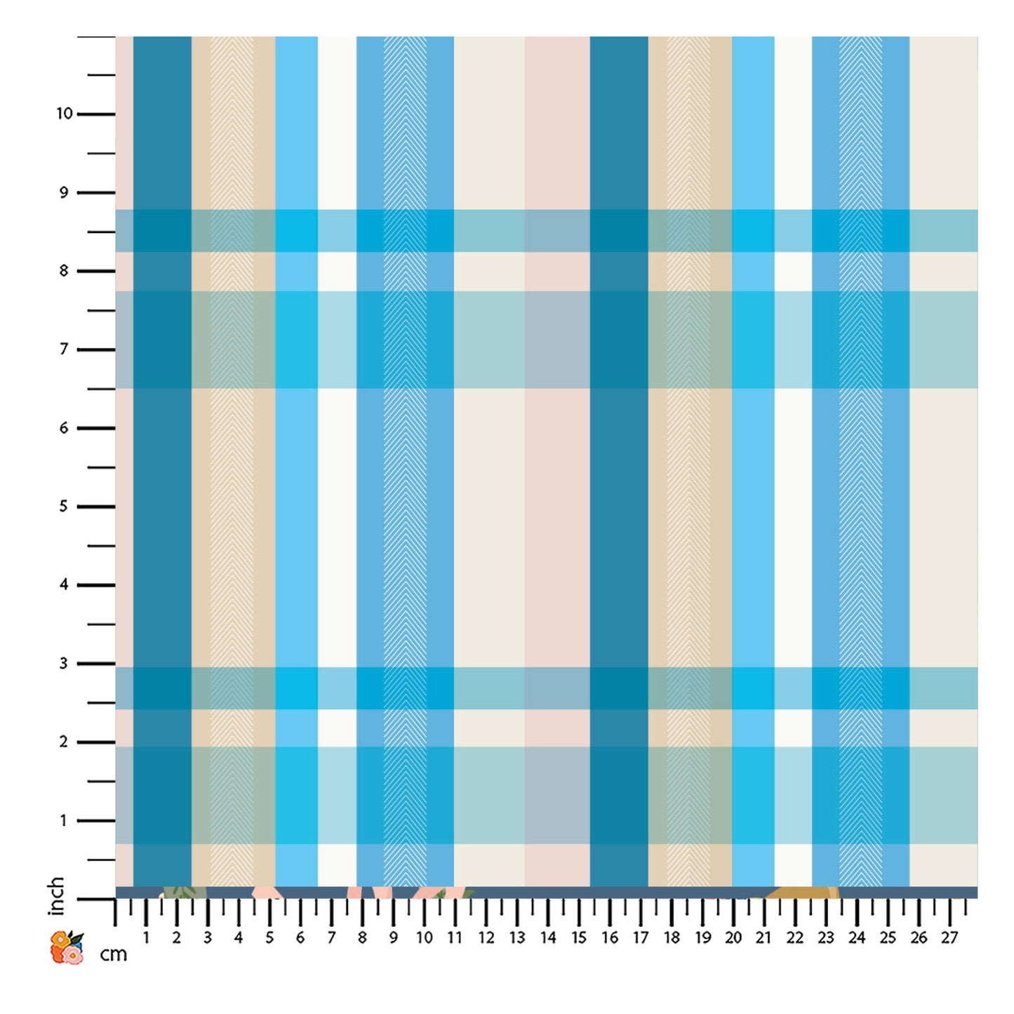 Carnivale Plaid Aqua