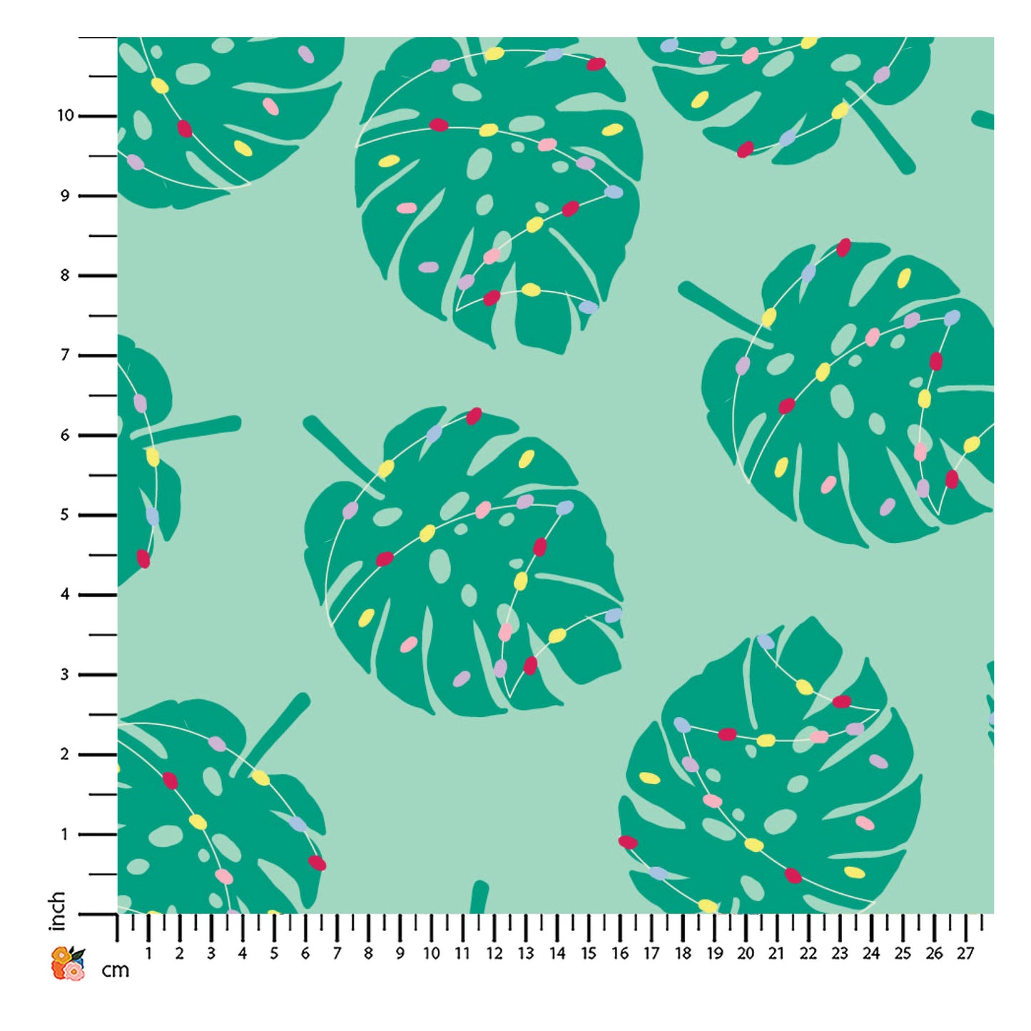 Christmas Monstera Green
