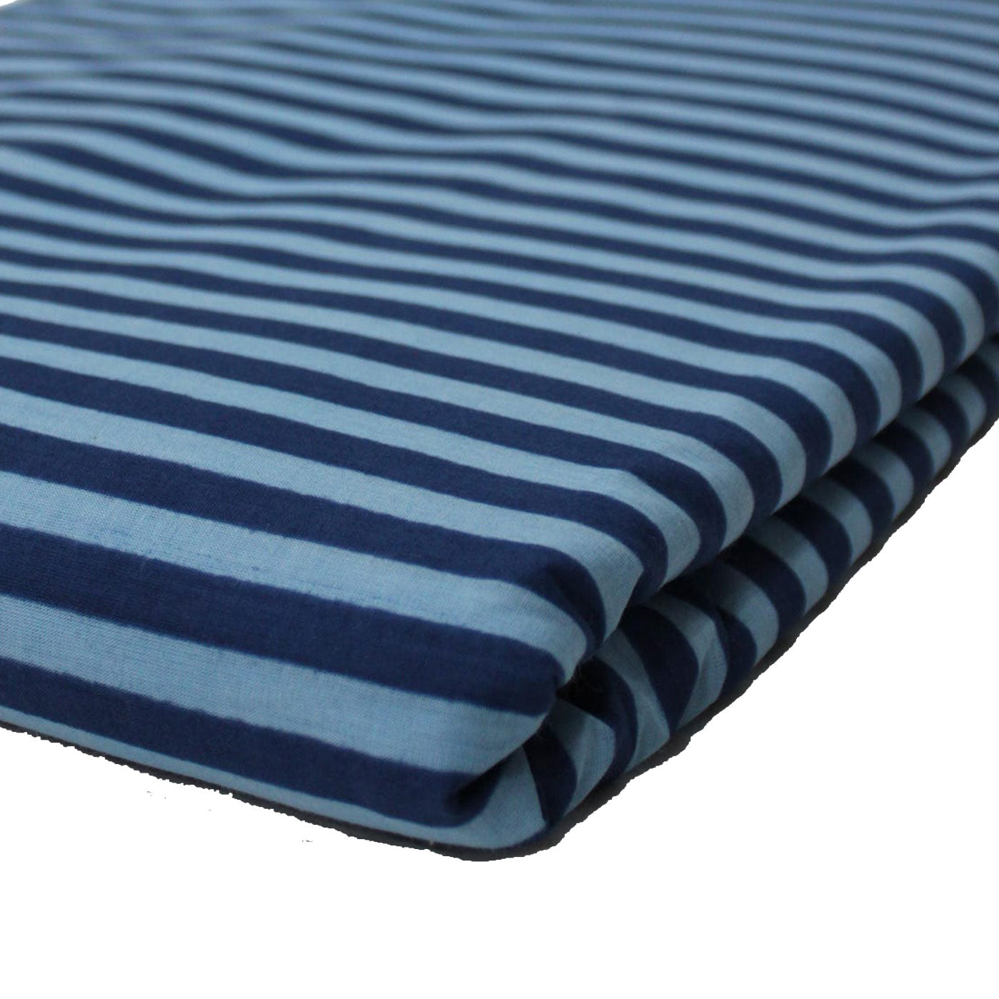 Hand Screen Printed Mid Stripe Royal