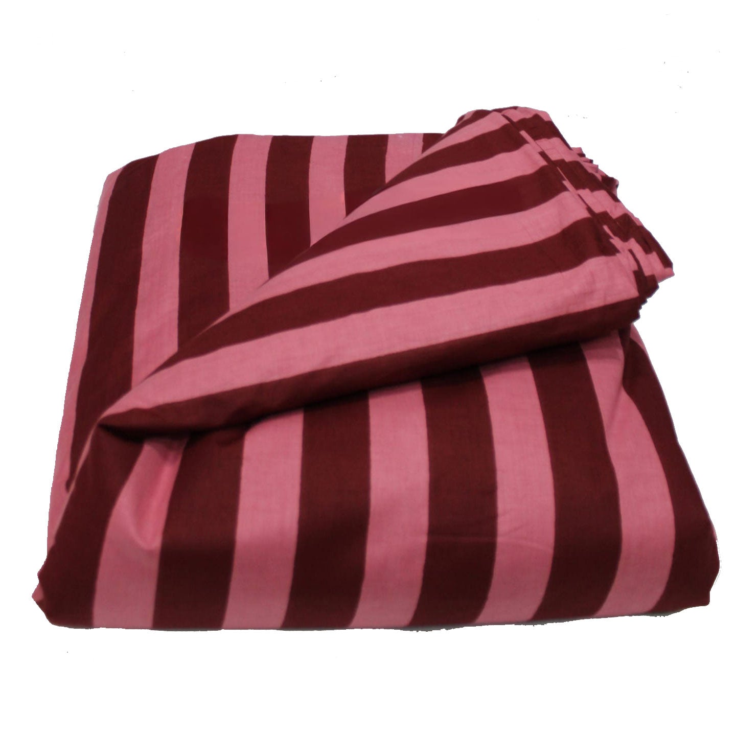 Hand Screen Printed Wide Stripe Cherry