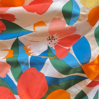 Sunshine Flowers 100% Cotton