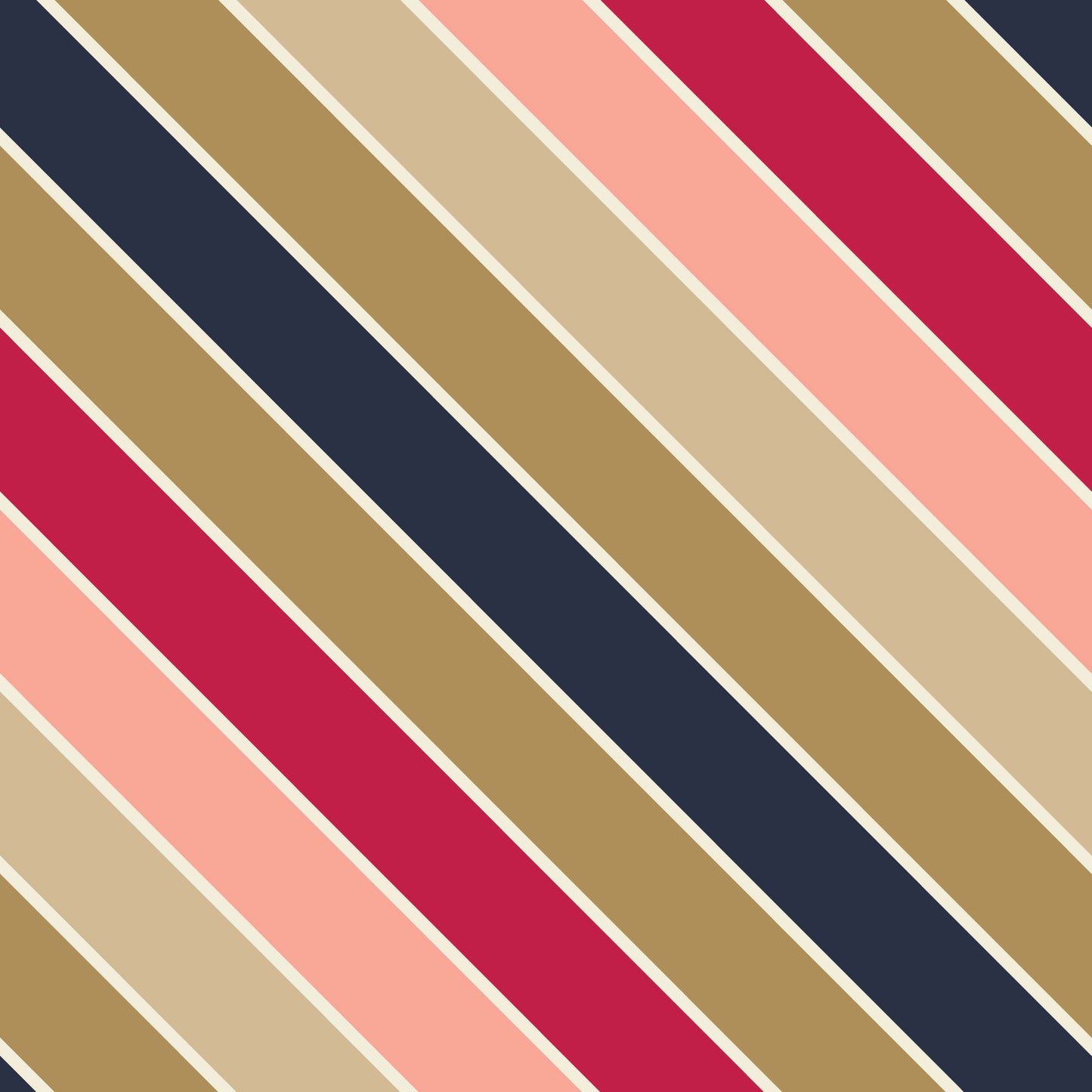 Tidings Navy & Gold