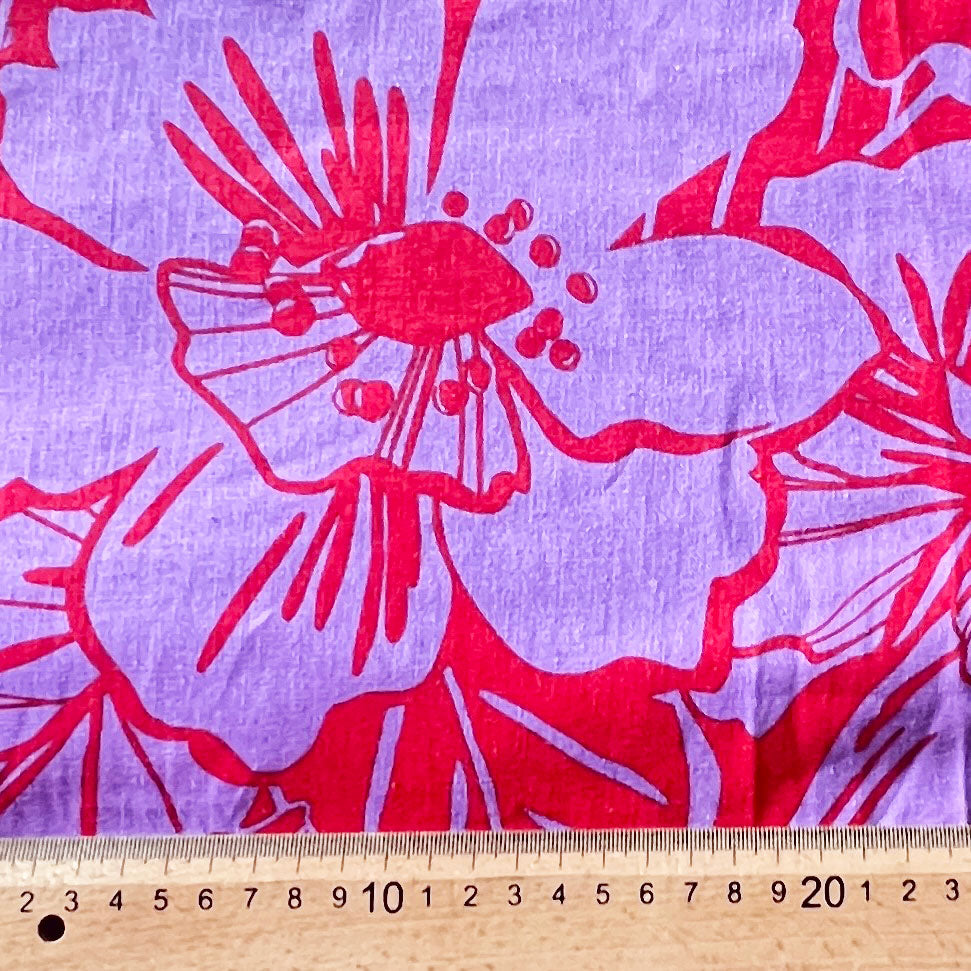 Tropical Lilac Lightweight Linen