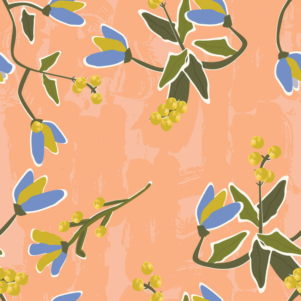 Wattle & Flower Peach Cobbler
