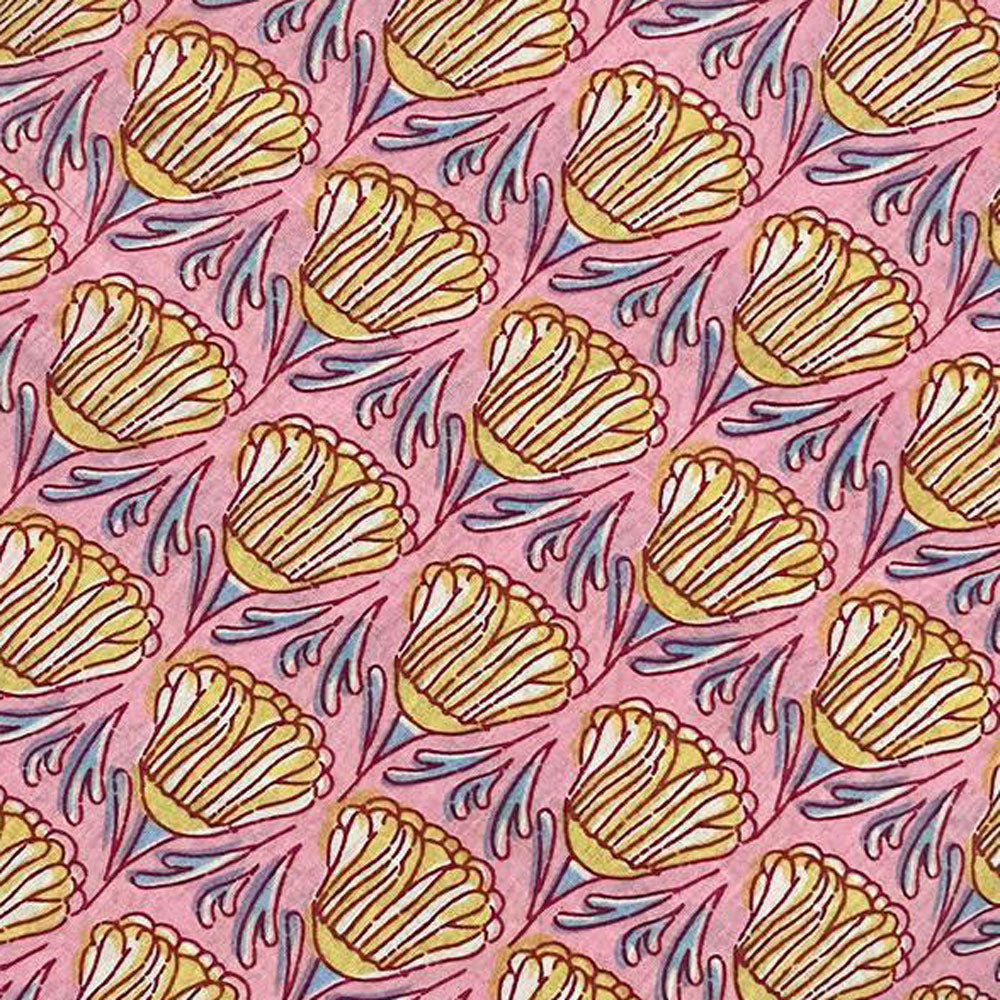 Block Print 107 - Frosted Candy Tulips