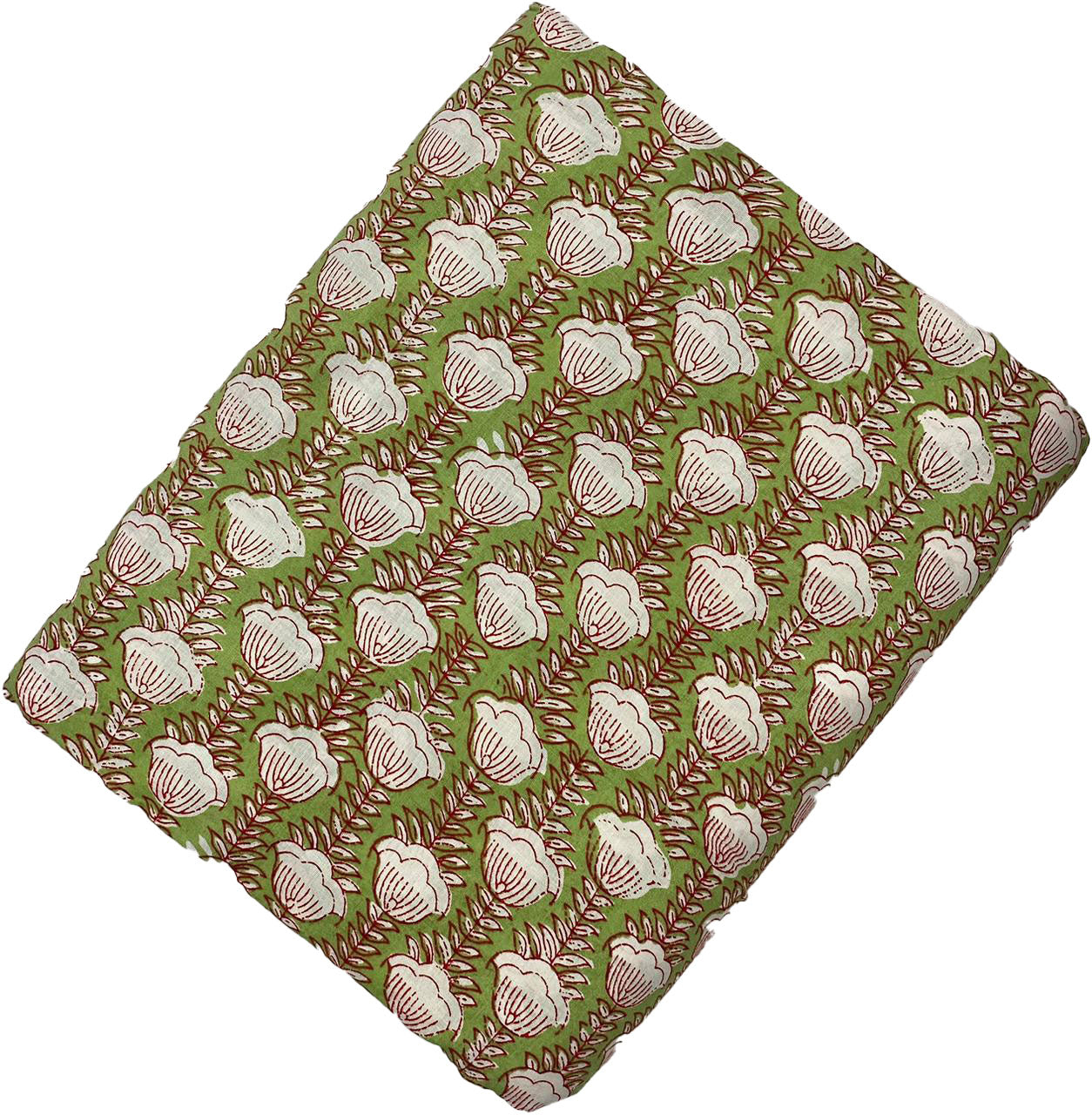 Block Print 119 - Herbal Green Stem