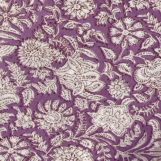 Block Print 130 - Frosted Grape Floral