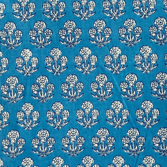 Block Print 146 - Bright Celestial Mono Flower Icon