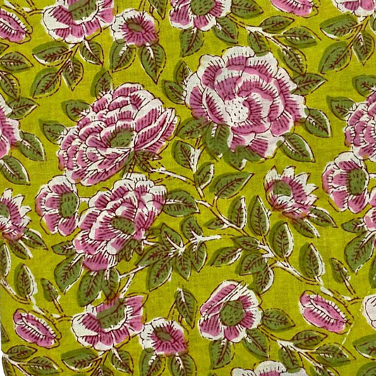 Block Print 149 - Citron Rose