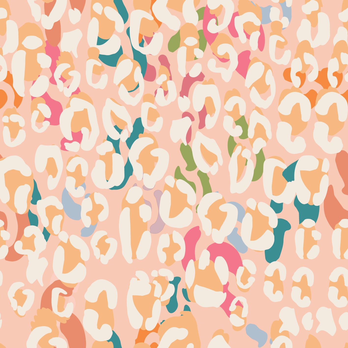 Abstract Animal Peach Adobe