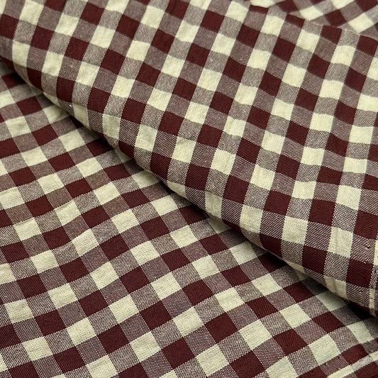 Cotton Seersucker Gingham Biscotti