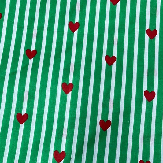 Hearts Parakeet Green