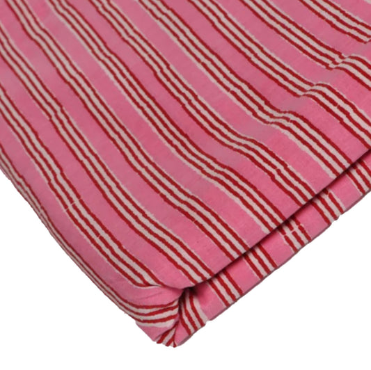 Block Printed Stripe Candy