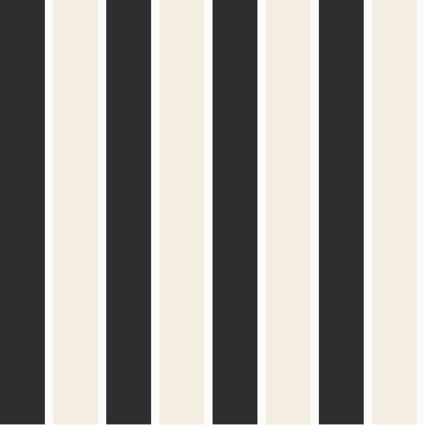 Bold One Stripe Moonless & Ivory