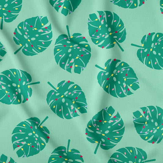 Christmas Monstera Green