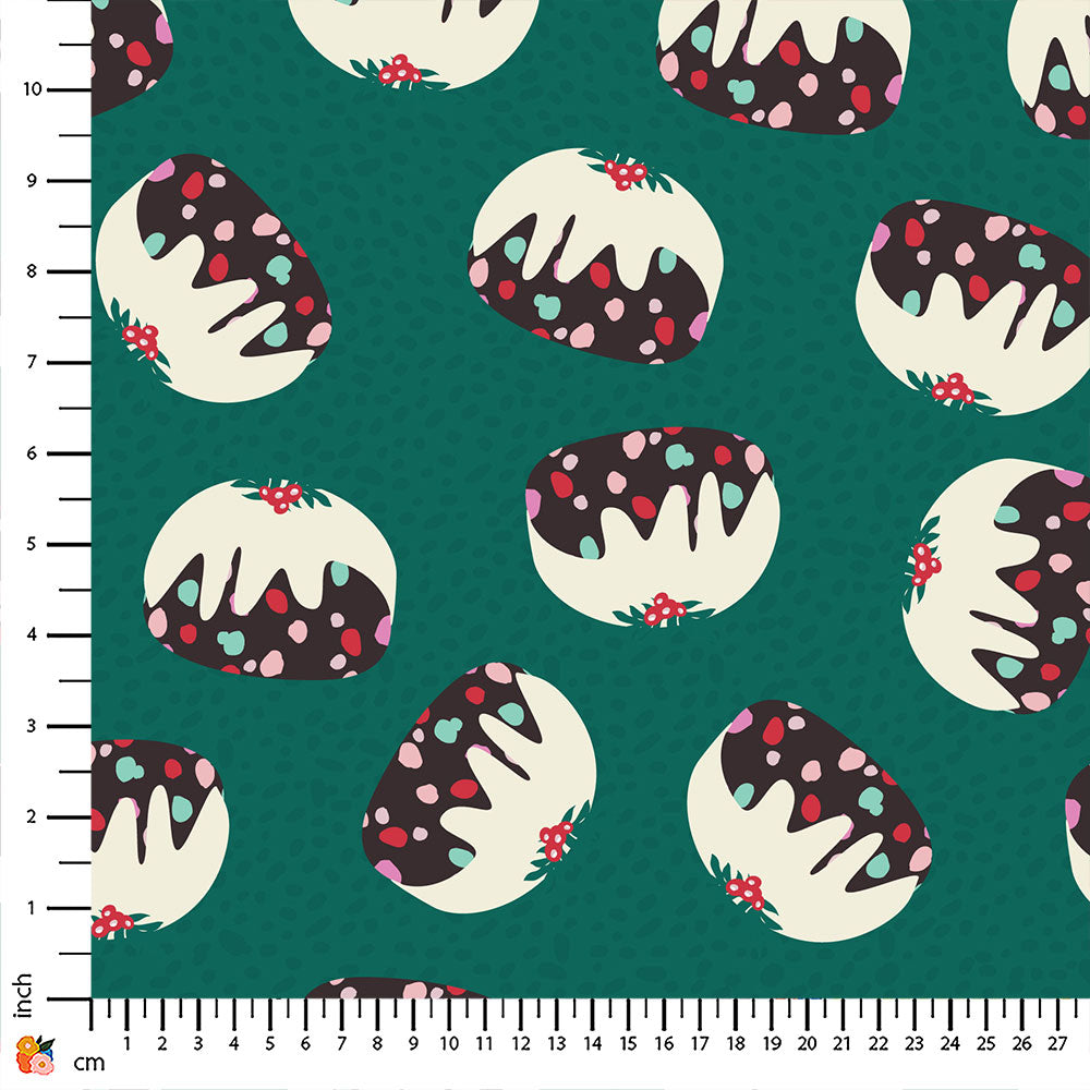 Polka Dot Pudding Cadmium Green