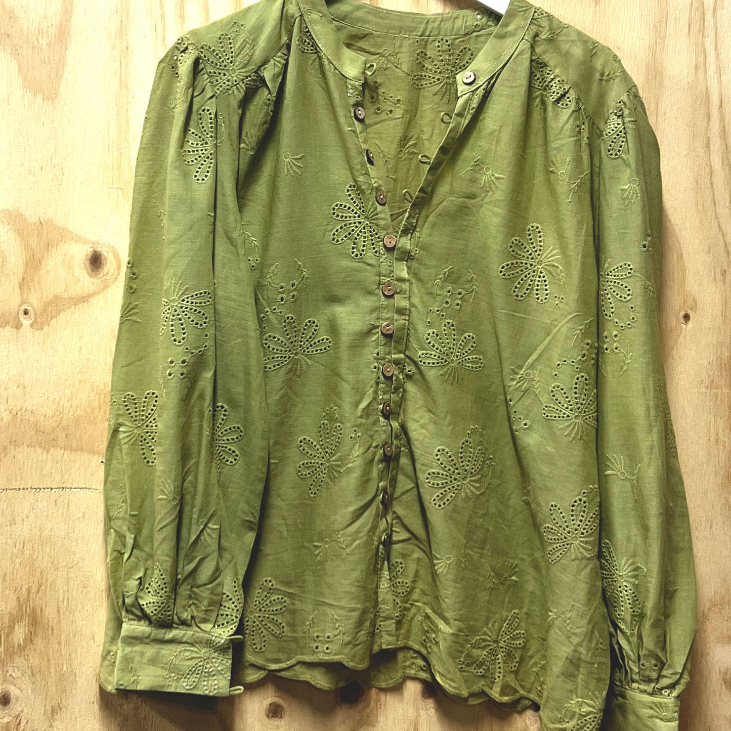 Clementine Embroidered Cotton Natural