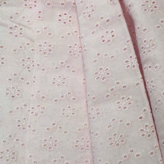 Broderie Anglaise Pale Pink