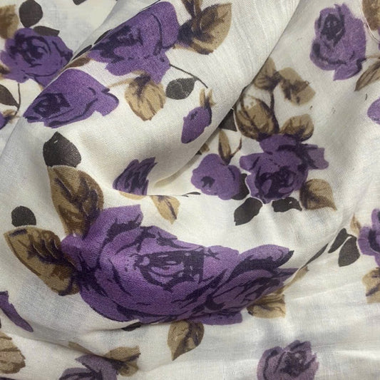 Purple Peony Muslin