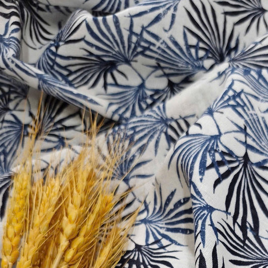 Ink Tree Medium Weight Linen