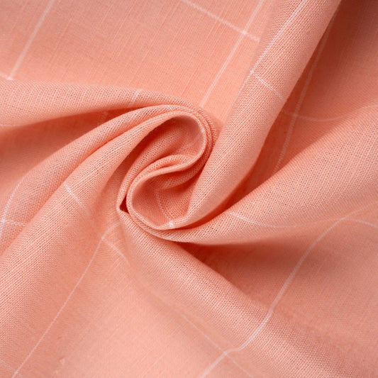 Lightweight Linen Cotton Square Apricot Dream