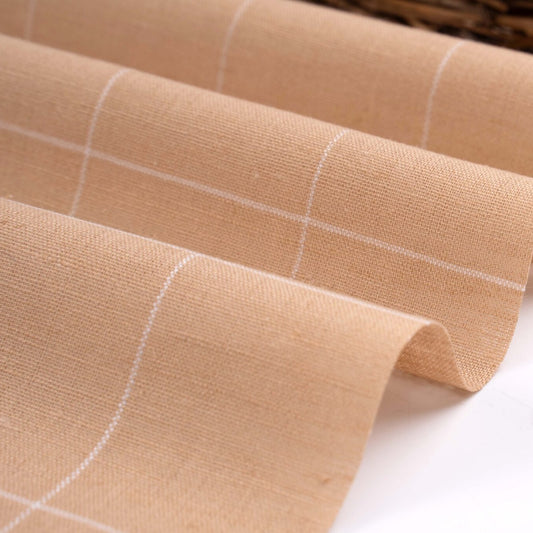 Lightweight Linen Cotton Square Cinnamon