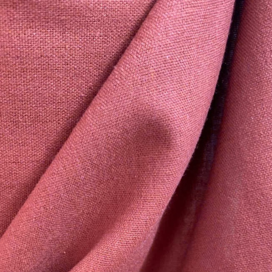 Linen Cotton Deadstock - Rose