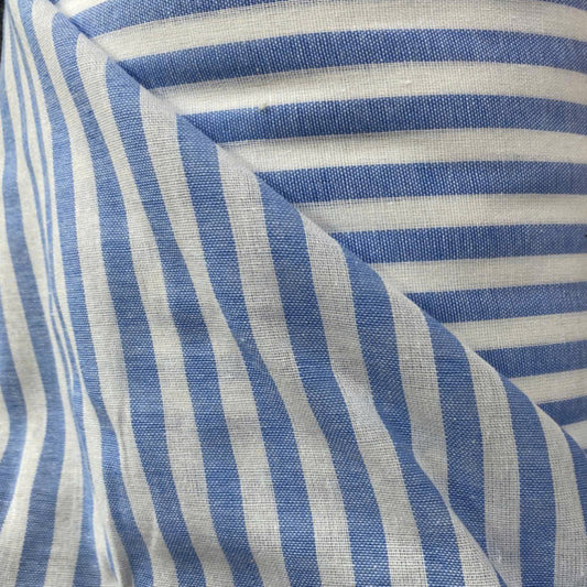 Linen Cotton Deadstock Sky Blue