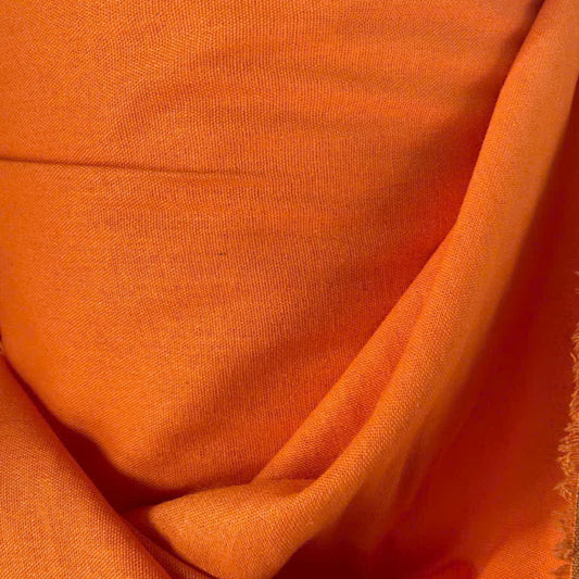 Linen Cotton Deadstock - Orange Peel