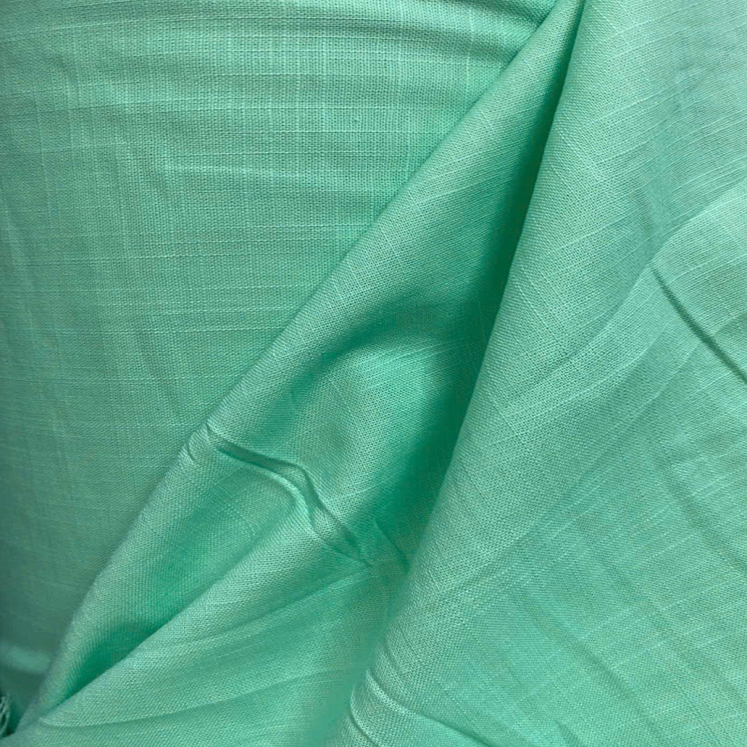 Linen Cotton Deadstock - Fresh Mint