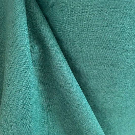 Linen Cotton Deadstock - Kelly Green