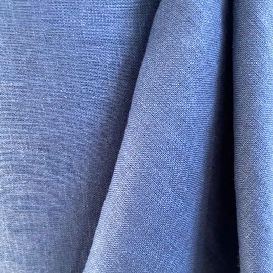 Linen Cotton Deadstock - Royal Blue