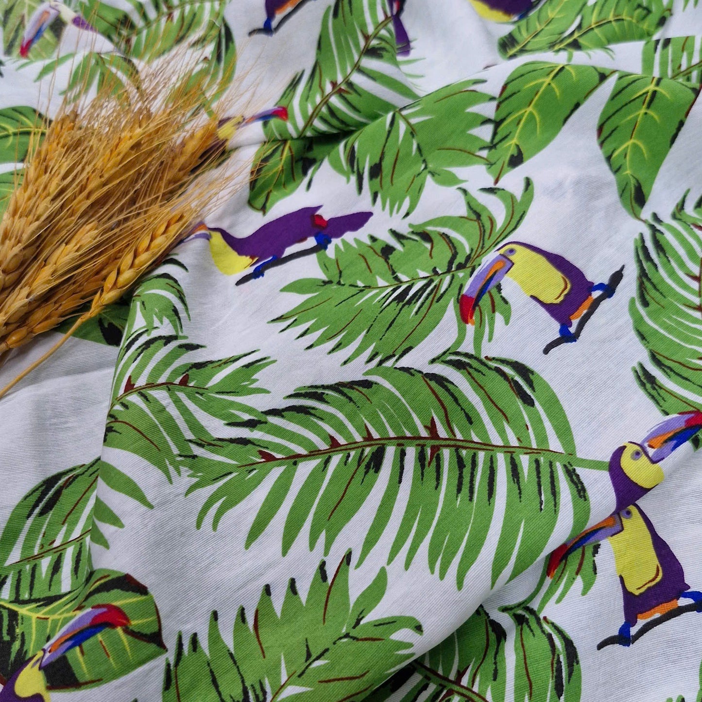 Little Toucan Lightweight Cotton